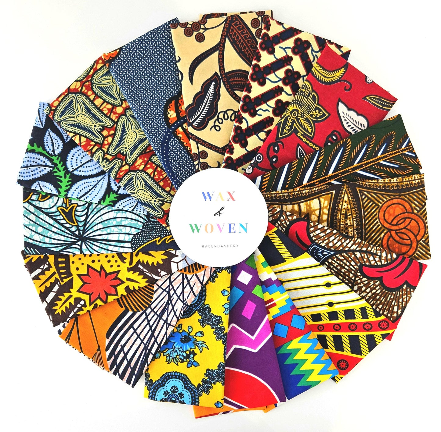 Set Of 2 African Wax Red & Blue Themed Fabric Bias Binding. 5 metres x 2.5cm Wide Each Colour. Print Patterned Tape For Crafting /Quilting.