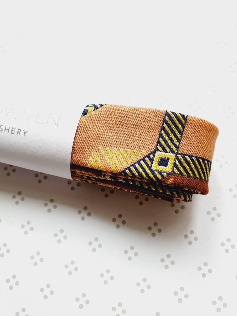 Embellished Metallic Gold, Brown & Caramel Wax Bias Tape 3 metres x 2.5cm Wide.